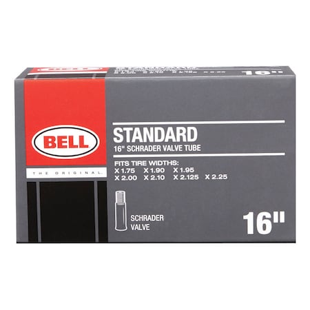 Bell Sports Bell Sports 16 in. Rubber Bicycle Inner Tube 1 pk 7015355
